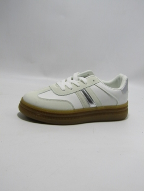 Buty sportowe damskie na płaskim (36-41) LL1970 WHITE