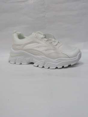 Buty sportowe damskie na płaskim (36-41) SX02 ALLWHITE