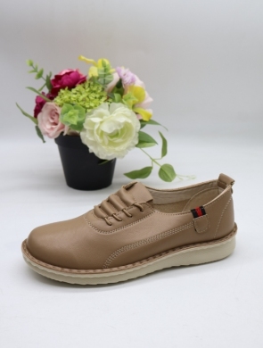 Półbuty damskie na płaskim (36-41) L705 KHAKI
