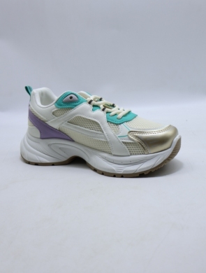 Buty sportowe damskie na płaskim (36-41) BK10-385 GREEN
