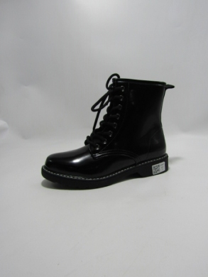 Botki damskie na płaskim (36-41) D-15 BLACK