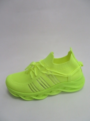 Buty sportowe damskie na płaskim (36-41) 88-53 YELLOW