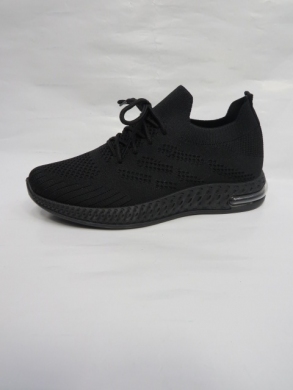 Buty sportowe damskie na płaskim (37-42) N1561 BLACK