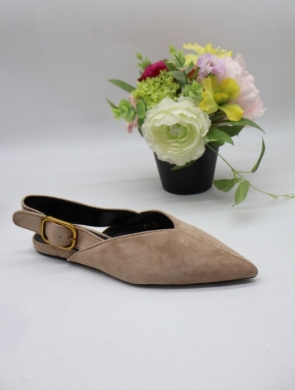 Sandały damskie na płaskim (36-41) T-1 KHAKI