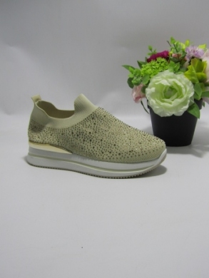 Buty sportowe damskie na koturnie (36-41) LS-660 BEIGE