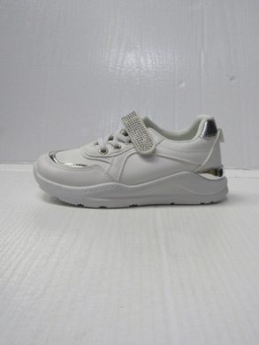 Buty sportowe dziewczęce (30-35) WW070 WHITE