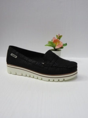 Mokasyny damskie na płaskim (36-41) GS56 BLACK
