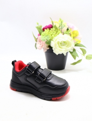 Buty sportowe dziewczęce (26-31) A517 BLACK/RED