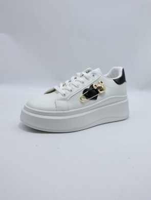 Buty sportowe damskie na płaskim (36-41) YH42 BLACK