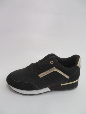 Buty sportowe damskie na płaskim (36-41) YR-85 BLACK