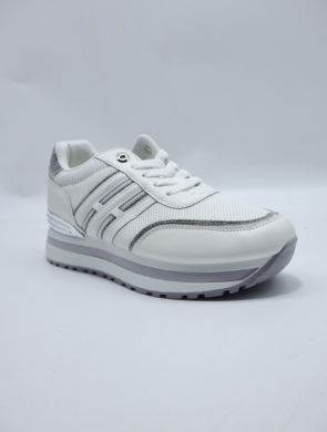 Buty sportowe damskie na płaskim (36-41) LDLJ-123 WHITE
