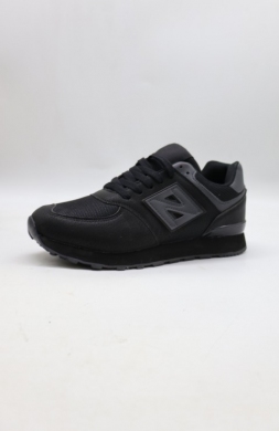 Buty sportowe damskie na płaskim (36-41) DNB6-18 ALLBLACK/DGREY