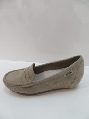 Mokasyny damskie na koturnie (36-41) FL657 KHAKI