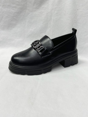 Mokasyny damskie na płaskim (36-41) 3252 BLACK