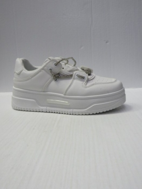 Buty sportowe damskie na koturnie (36-41) 1706 WHITE