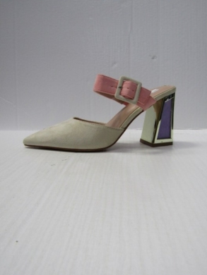 Sandały damskie na obcasie (36-41) 38-269 BEIGE
