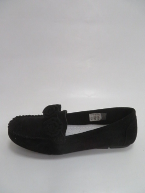 Mokasyny damskie na płaskim (36-41) 582 BLACK