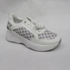 Buty sportowe damskie na płaskim (36-41) JS-167 WHITE