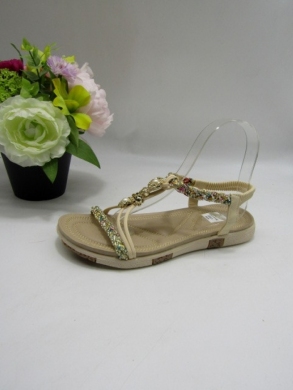 Sandały damskie na płaskim (36-41) C506 BEIGE