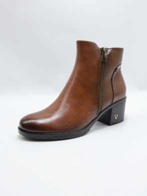 Botki damskie ocieplane na obcasie (36-41) YCC-79 CAMEL
