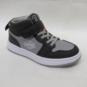 Buty sportowe chłopięce (32-37) GQ119  BLACK/GREY
