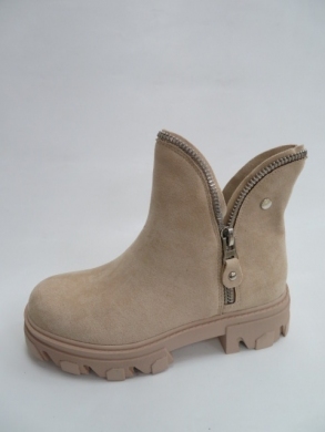 Botki damskie jesienne na płaskim (36-41) 8500 BEIGE