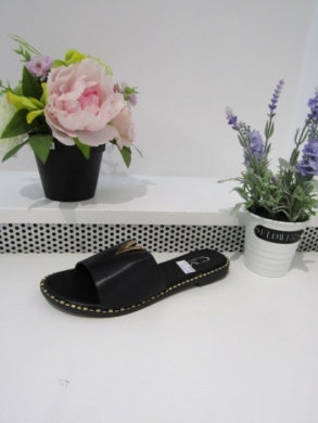 Klapki damskie na płaskim (36-41) 5130 BLACK