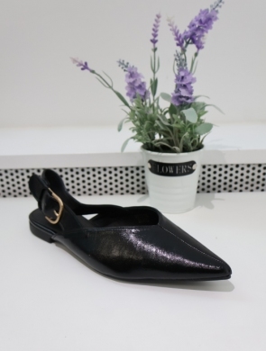 Sandały damskie na płaskim (36-41) 9732 BLACK