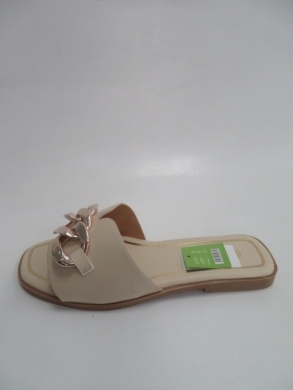 Klapki damskie na płaskim (36-41) 377 BEIGE