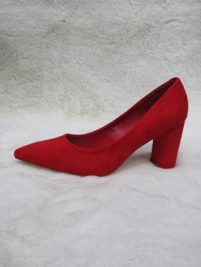 Czółenki damskie na obcasie (36-41) LE-274 RED