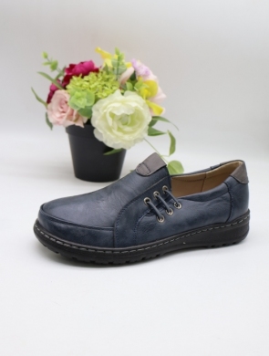 Półbuty damskie na płaskim (36-42) 22T44-10 NAVY