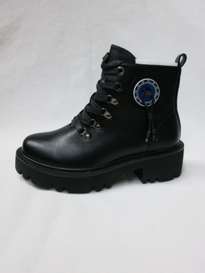 Trapery damskie ocieplane (36-41) D19-7617 BLACK