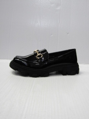 Mokasyny damskie na płaskim (36-41) 956-1 BLACK