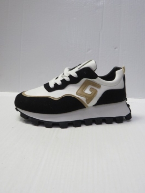 Buty sportowe damskie na płaskim (36-41) 88-192 BLACK