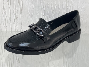 Mokasyny damskie na płaskim (36-41) GD-FL710A BLACK