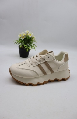 Buty sportowe damskie na płaskim (36-41) HZ407 BEIGE
