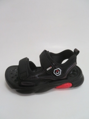 Sandały chłopięce (32-37) D991 BLACK/PURPLE