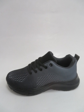 Buty sportowe damskie na płaskim (37-42) JX2117 BLLACK/GREY