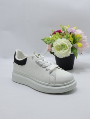Buty sportowe damskie na płaskim (36-41) BO-632 WH/BLACK