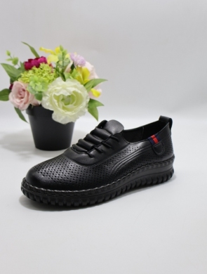 Buty sportowe damskie na płaskim (36-41) BK-611 BLACK