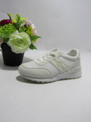 Buty sportowe damskie na płaskim (36-41) LL1878 WHITE