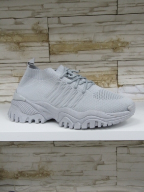 Buty sportowe damskie na płaskim (36-41) 88-69 GREY