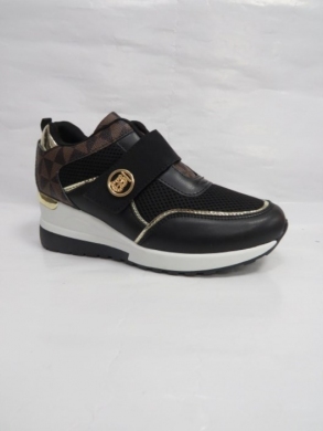Buty sportowe damskie na koturnie (36-41) 750 BLACK
