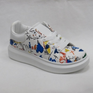 Buty sportowe damskie na płaskim (36-41) A32 WHITE