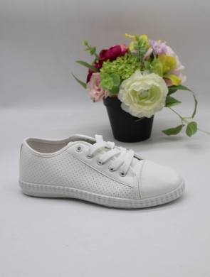 Buty sportowe damskie na płaskim (36-41) Y8009-3 WHITE