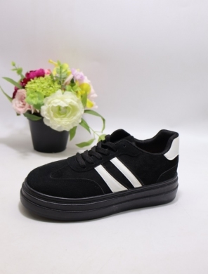 Buty sportowe damskie na płaskim (36-41) A021 BLACK