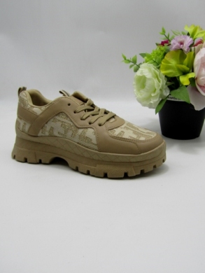 Buty sportowe damskie na płaskim (36-41) VL172 KHAKI
