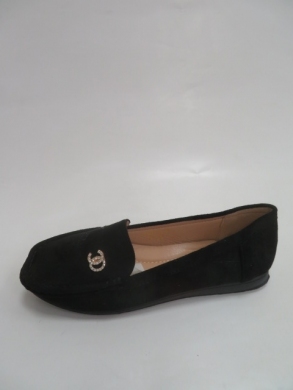 Mokasyny damskie na płaskim (36-41) LE523  BLACK