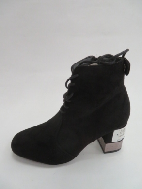Botki damskie jesienne na obcasie (36-41) FL-5 BLACK