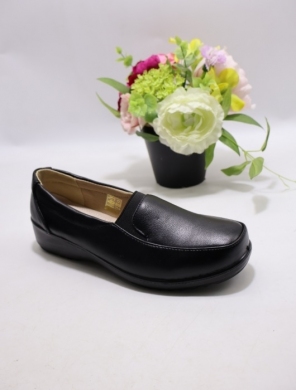 Półbuty damskie na płaskim (36-42) C01 BLACK